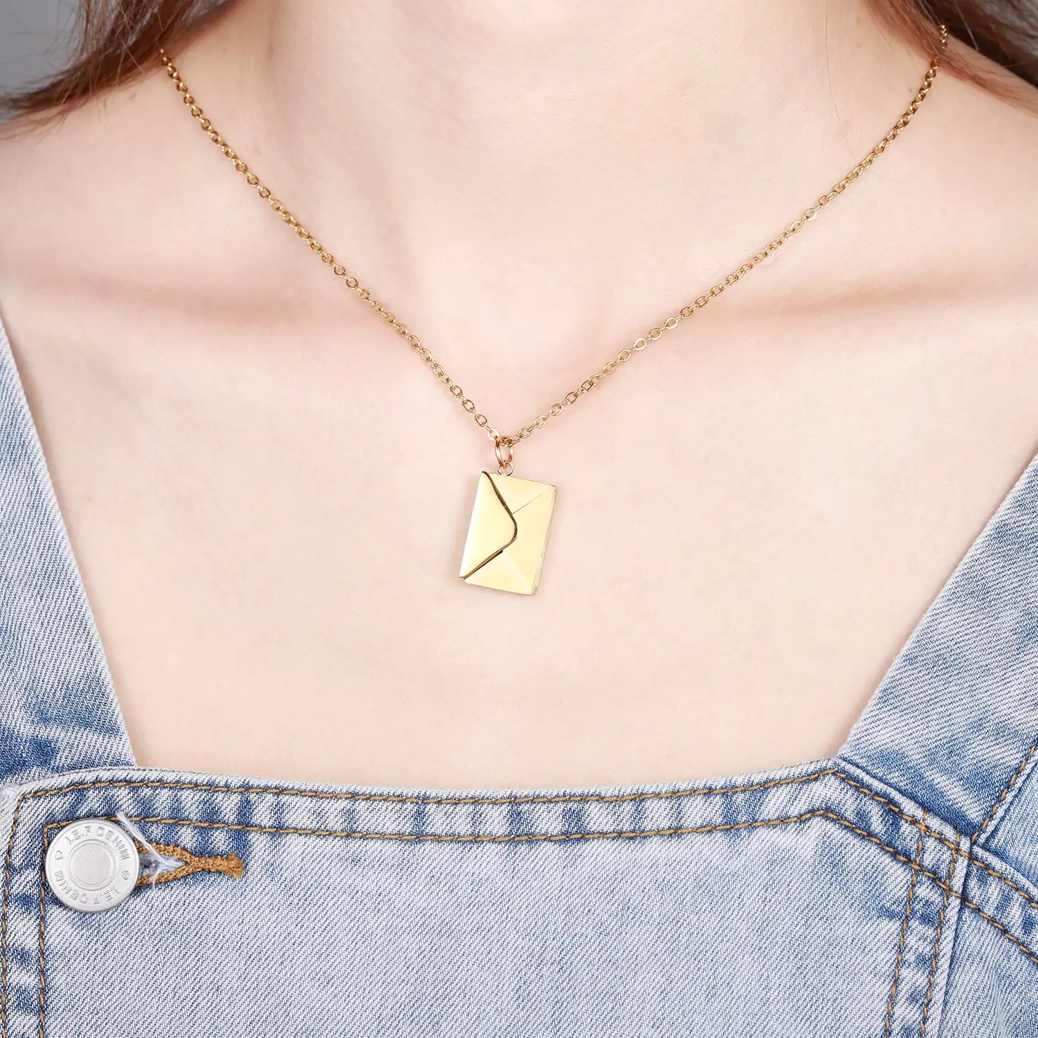 Love Letter Envelope Necklace.