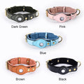 Leather Anti-Lost Dog Collar - paulapicks