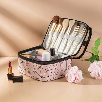 Multifunction Double Transparent Cosmetic Bag.